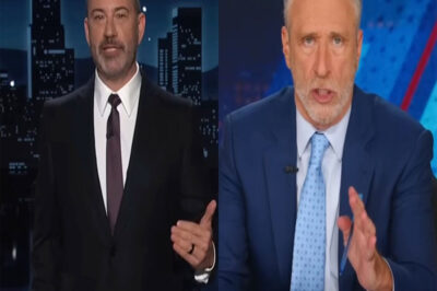 Jon Stewart Celebrates Jimmy Kimmel Live! Returning: ‘Jimmy Kimmel’s Flying High’