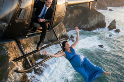 Greedy Husband Pushes Pregnant Billionaire Wife From Helicopter to Seize Fortune—But She Had Planned Ahead