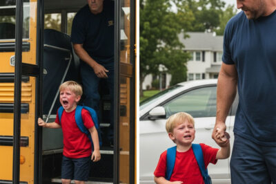 A Boy Insisted He Wouldn’t Take the School Bus, Until One Day His Mother Secretly Drove Behind to Find Out Why…