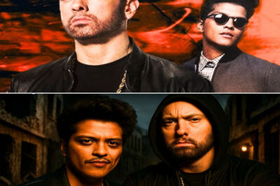 THE MAGICAL COLLABORATION THAT SURPRISED THE WORLD — Bruno Mars & Eminem Team Up On “Against the World,” A Once-In-A-Lifetime, Once-In-A-Generation Song Where Soul Meets Fury, Smooth Vocals Collide With Burning Rap, And Two Icons Declare War On Everything In Their Way!