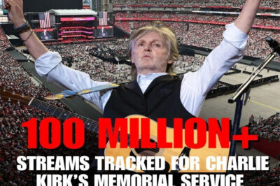Paul McCartney Joins Global Tribute as Charlie Kirk’s Livestream Memorial Surpasses 100 Million Viewers — And TPUSA Says The Number May Be Even Higher…