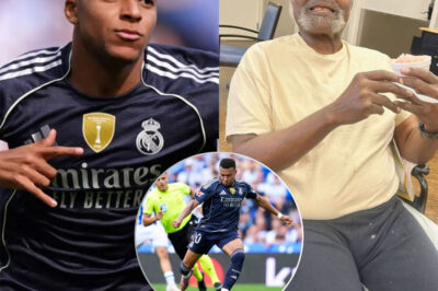 BEST MOMENT: After the win against Real Sociedad, never-before-seen images of Kylian Mbappé brought tears to the world. He unexpectedly met his old teacher, the one who sheltered and protected him during his school days. Now, his hair was streaked with silver, his voice was trembling but still full of warmth: “Be confident on the path you have chosen”. Immediately, Mbappé burst into tears in his arms, gave him a special gift and emotionally accepted him as his adoptive father. The media called this not only the most emotional moment in Mbappé’s career, but also proof that behind a champion are silent, loving people.