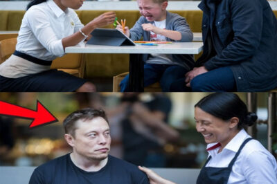 Elon Musk was left speechless after a Black waitress taught his son to paint and shared words that stunned him .