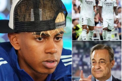 “La Liga in disarray: Barcelona fans go crazy mocking Vinícius & Mbappé after another goalless night — calling Real Madrid a ‘collapsed empire’ that no longer has a place among football’s giants. And when the sarcasm seemed to get even more bitter, Lamine Yamal openly mocked: ‘The era of dominance belongs to Barca… Real is now just a shadow, El Clasico will be their end!’”
