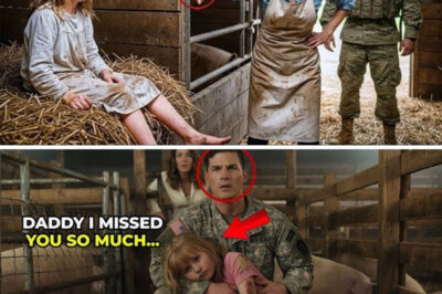 The Father Returned From the Army and Found His Daughter Sleeping in a Pigpen. No One Expected His Reaction… The man had just crossed the gate when he heard his daughter’s cries coming from the pigsty behind the house. The scene before his eyes was so devastating that even a soldier hardened by war had to stand still. But it was the way he handled the situation that made the entire town change the way they saw things. One can travel hundreds of miles, cross deserts and mountains, but sometimes the distance between two people is nothing more than a letter that never reached its destination. Tomás Herrera sat silently by the bus window, his hands in the same position since the vehicle had left the northern terminal. On his lap rested a dusty, earth-colored backpack — worn, yet neatly packed. His palm was slightly damp, not from sweat, but from the worn paper he held. The once-blue ink had faded into blurry lines, like chalk smudged on stone. It was the letter he had just read for the third time since leaving the barracks, and as always, the ending dried his throat. “Papa, today I didn’t have breakfast. Mama Miriam said there aren’t any eggs left in the house, but I saw the woman who sells them passing by. I didn’t ask anything, because if I ask, they send me outside to the yard. I’m telling you so that when you come back, you knock at the back door, because the front one is locked.” The handwriting was shaky, leaning to the left. Each word carried the clumsy effort of a child’s hand — still unsteady, but full of determination. Alma wrote as if she feared someone might tear the letter apart, or worse, that no one would ever read it. Tomás lowered his head and turned to the next page. Each letter showed signs of having been opened. Some were slightly torn at the edges, as if someone had hesitated before deciding not to send them. One bore stains that looked like rain, but Tomás knew well there had been no storm inside a sealed envelope. The bus driver, a man with graying hair, a wrinkled face, thin yet agile, suddenly broke the silence: —“You’re military.”…