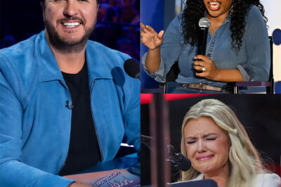 “Sit down, Barbie.” — Jasmine Crockett suddenly attacked Erika Kirk, calling her “T.R.’s puppet” on live television. The entire studio was stunned. Before Erika could react, the atmosphere changed: country music star Luke Bryan suddenly spoke up — not to criticize her, but to defend her…
