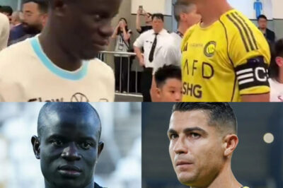 DISRESPECT: Kante caused a storm online when he ignored and refused to shake Ronaldo’s hand and then in the video he did something extremely…