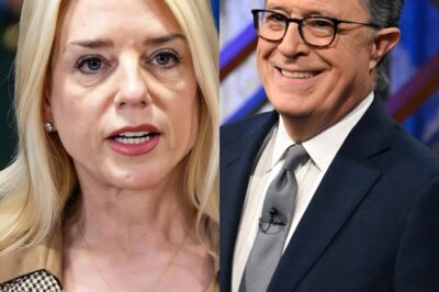 TV SH0CKER: Pam Bondi STUNS Stephen Colbert LIVE on ‘The Late Show’ With BRUTAL Comeback—Audience Gasps, Colbert Left Speechless, and Producers Reportedly Panicked as Segment Spirals Out of Control!