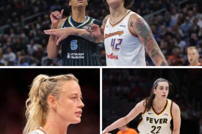 WNBA Uproar: Brittney Griner and Angel Reese Allegedly Threaten to Quit Over Sophie Cunningham and Clark Controversy.
