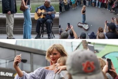 Taylor Swift BUSKS in Central Park — Makes $50,000 for Street Performer Fund Marcus Johnson had been playing blues guitar near Bethesda Fountain for years, largely unnoticed by passersby. When a young woman in sunglasses and a baseball cap asked to play along, he had no idea she was Taylor Swift.