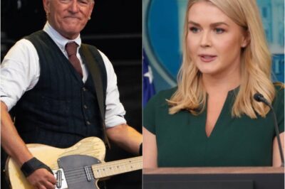 “Sit Down, Barbie.” — Bruce Springsteen’s On-Air Clash with Karoline Leavitt Ends with a Brutal Truth That Left the Studio Stunned