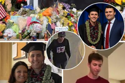 “CHILLING MOMENT CAUGHT ON VIDEO: Charlie Kirk suspect Tyler Robinson, 22, accepted scholarship before becoming a killer” A chilling video has emerged showing Tyler Robinson, 22, accused of assassinating activist Charlie Kirk, accepting a scholarship in Kirk’s name just seconds before committing the horrific act. The footage, surreal and haunting, captures a young man smiling and receiving recognition, unaware – or perhaps haunted by dark intentions – of the tragedy he was about to cause. Witnesses describe feelings of horror and disbelief as images of success and promise collide with violent reality. The shocking clip has shocked the nation, raising questions about warning signs, extremism, and the fine line between admiration and obsession. How can a moment of accomplishment turn deadly in the blink of an eye?