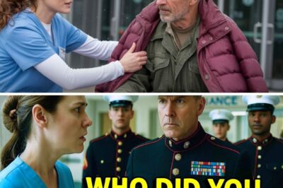 Nurse Suspended After Helping Veteran — Hours Later, a Four-Star General Walked Into the Hospital The emergency room was buzzing with chaos that night — ringing phones, flashing monitors, and a line of patients waiting to be seen. Claire Morgan, a nurse with ten years of service, moved quickly from bed to bed, doing what she always did: care first, ask questions later. Then the sliding doors opened. An older man in a torn jacket stumbled in, leaning heavily on a cane. His cap bore the faded insignia of a combat unit, but the receptionist barely glanced up. “No ID, no insurance, no file,” she said flatly, already moving to the next patient. To the system, he was invisible. But not to Claire. She broke protocol. She guided him to a bed, cleaned his wounds, and whispered the words every veteran deserves to hear: “You’re safe here.” By morning, she was suspended for violating policy. Her badge was taken, her career in limbo. But just hours later, the hospital doors swung open — and a four-star general walked in, asking for Claire by name. What happened next would shake the entire hospital… and start a conversation the country could no longer ignore.