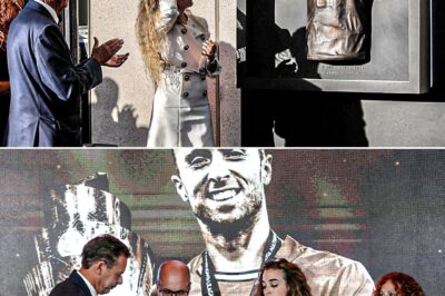Diogo Jota’s parents and wife Rute Cardoso were in attendance as a sculpture in Jota’s honour was unveiled by the Portuguese FA.
