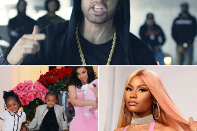Eminem has stepped into the ongoing feud between Cardi B and Nicki Minaj, and he didn’t mince words. After Nicki allegedly mocked Cardi’s children, the rap icon blasted her for crossing a line.