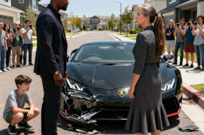 Hoa Karen’s Son Stole A Black Man’s Lamborghini And Crashed It – Hoa Karen Came And Asked Him To Pay For The Damages…