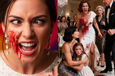 At my sister’s engagement party, my innocent 10-year-old daughter accidentally spilled red punch on her dress. My sister snapped and slapped her so hard she hit the ground crying in front of 230 guests. Before I could react, my parents did something even worse. But I warned them they’d regret it—and just 10 minutes later, I got a call from my dad, his voice shaking because…