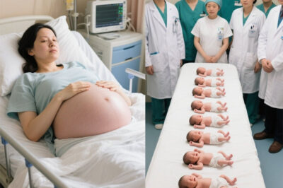 Mother Gives Birth to 10 Babies and Doctors Realize One of Them Isn’t a Baby! Biggest Shock!…
