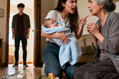 My son and his wife had lived in my house for eight years. When their baby was born, my daughter-in-law shoved my wife away and screamed, “Don’t touch him — you’re unclean!” My heart broke. I called my son and said three words that left them both speechless. She never expected what came next.