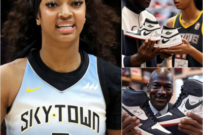 GOOD NEWS: Michael Jordan sent Angel Reese a pair of signed classic Jordan 1s with a heartfelt message: “You have passion. Don’t let the noise drown it out.” A humble yet powerful gesture that inspired a new generation of players. Angel Reese responded with 10 words that left Michael Jordan extremely pleased and touched…!!!!