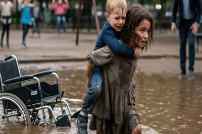 BILLIONAIRE EXPLODES at Little Girl Who SAVED His Disabled Son — The Scene That Left an Entire Park in Tears…