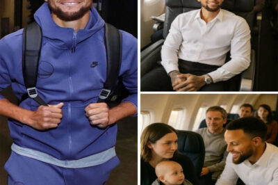 “NO CAMERAS, NO PRESS: Stephen Curry’s Silent Action Shocks Flight Crew” On a night flight to Los Angeles to attend an event, Stephen Curry unexpectedly met a little girl with a serious illness, whose parents brought her to the US for the last treatment while the family had run out of money. Without camera lights, without a crew, Curry silently stood up and changed his Business Class seat to the child — a moment that made the entire plane cabin silent for 12 seconds, the flight attendants stunned, the passengers speechless. What’s worth mentioning: everything happened in absolute silence — no posts, no PR, no one knew… until an “off-script” detail happened right after the plane landed — that detail was what made netizens explode and the flight crew was forced to stay silent until now