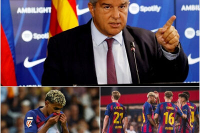 “THEY HAVE DISHONORED THE CLUB, AND I CANNOT ACCEPT SUCH BEHAVIOR ON THE FIELD!” Barcelona president Joan Laporta has officially excluded five players from the starting lineup after the humiliating 2-1 defeat against Real Madrid, leaving everyone shocked by the names of the excluded players…