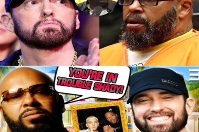 “I wasn’t scared of him for a second,” Eminem revealed, and fans were stunned as the story of his tense beef with hip-hop’s boogeyman Suge Knight unfolded, from their first explosive conflict to the shocking reasons behind the feud, the history that nobody knew, and the leaked diss track that almost set the rap world on fire, Dr. Dre’s intervention saving Eminem from a confrontation that could have ended disastrously, social media exploded with disbelief and admiration as listeners learned how courage, loyalty, and quick thinking kept one of hip-hop’s most iconic figures safe, and the world finally got a glimpse of Eminem’s fearless side.