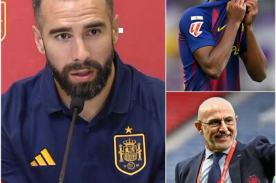 “I’d rather be on the bench all year than play a single minute with him again! Every time I see him on the field, I feel like I’m betraying my career and my honor.” Dani Carvajal openly criticized his teammate, declaring that he would leave the national team if he continued to be called up. This situation forced coach De La Fuente to intervene personally to announce a surprising decision
