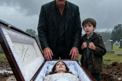 Just one hour after burying his wife, the 7-year-old son insisted that his father dig up his mother’s grave — and the moment the coffin was opened, everyone held their breath…