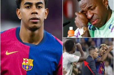 Vinícius Júnior finally apologized to Lamine Yamal, even breaking down in tears at the press conference after the Classic for what happened; Immediately afterward, Yamal posted a status responding to his public apology.