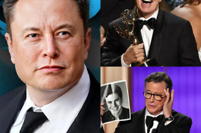 Do you think you deserve that award? Elon Musk demanded that Stephen Colbert return his Emmy and leave Hollywood, but Colbert’s 13-word retort stunned the entire entertainment industry—a tense confrontation unfolded as Stephen Colbert was left speechless and the entertainment world reeled from this unexpected showdown.