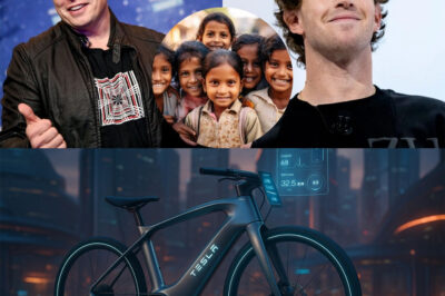Move the World Forward: A historic partnership — Elon Musk and Mark Zuckerberg launch a tech-powered charity. Phone + Tesla e-bike = every turn of the wheel is a contribution to a better future.