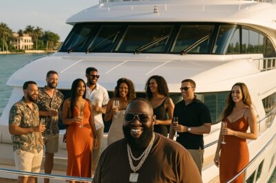 SHOCKING: Rick Ross spent his own money to buy the Majesty Yachts USA super yacht to give his friends a grand party at Star Island.