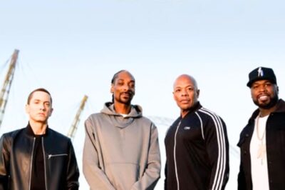 BREAKING: Eminem, Snoop Dogg, Dr. Dre & 50 Cent Just Shocked the UK — O2 Arena and Wembley Stadium Officially Booked for 2026 World Tour… But Fans Spot a Mysterious Fifth Name No One Expected!