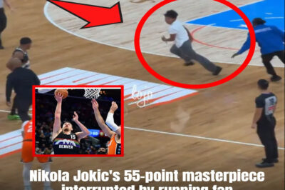 VIDEO : Nikola Jokic’s 55-point masterpiece interrupted by running fan