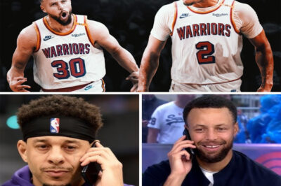 “HE’S BACK WHERE IT ALL BEGAN!” – Seth Curry SHOCKS the NBA With a Return That No One Saw Coming! In the midst of the NBA’s quiet, the news exploded like a bombshell: Seth Curry – the younger brother of the legendary Stephen Curry – is officially reuniting with the Golden State Warriors this month! Fans went crazy on social media, calling it “a reunion that will shake the entire league.” According to a leaked behind-the-scenes story, Steph personally called her brother at 2 a.m., saying exactly one sentence that made Seth nod his head immediately – a sentence that the entire NBA world is trying to figure out. The Curry brothers, after nearly a decade of playing separately, are now about to share the same court, wearing Warriors jerseys, and shooting threes like thunder. “Curry Brothers are back — and it’s about to get scary,” one fan commented. That tweet is currently more viral than last year’s Finals results. If this deal goes through, the Warriors may have the most dangerous duo in NBA history. What did Steph tell Seth at 2AM?