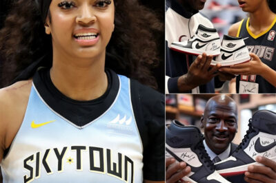 GOOD NEWS: Michael Jordan sent Angel Reese a pair of signed classic Jordan 1s with a heartfelt message: “You have passion. Don’t let the noise drown it out.” A humble yet powerful gesture that inspired a new generation of players. Angel Reese responded with 10 words that left Michael Jordan extremely pleased and touched…