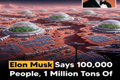 Billionaire and SpaceX CEO Elon Musk says he’s confident that Starship will soon land humans on Mars — but he’s thinking way bigger than that. Musk believes building a self-sustaining Mars colony will take over 100,000 people and 1 million tons of cargo!