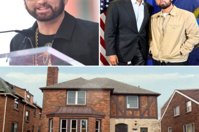 “THIS CITY RAISED ME THROUGH THE FIRE” — Eminem STUNS Detroit with $3.5 Million Gift, Turns Abandoned School into a Life-Changing Haven… But What He Left Inside the Building Has Everyone Talking!In an announcement that’s left fans reeling, Eminem has donated $3.5 million to transform a long-abandoned Detroit school into The Marshall Mathers Center, a refuge for at-risk youth and struggling families. “This city raised me through the fire — every bar I spit, every fight I won, started on these streets. This is me paying it forward,” he said quietly, standing outside the same building he once walked past as a kid. But what’s truly shaken Detroit isn’t just the donation — it’s what workers discovered inside the school before renovation began, a detail so personal that even local crews refused to speak on camera. The center, set to open this winter, will offer shelter, mentorship, music production classes, and hot meals, with fans calling it Eminem’s most emotional project yet — one that’s turning heartbreak into hope, and mystery into legacy.