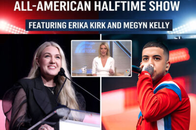 “Super Bowl 2026 Shock: Erika Kirk and Megyn Kelly Replace Bad Bunny in All-American Halftime Show”.