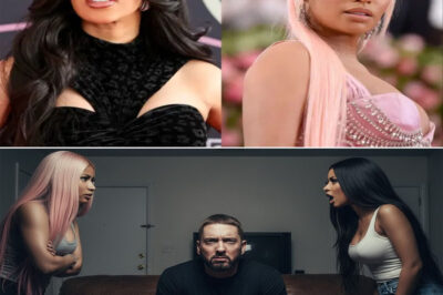 Eminem Enters Cardi B–Nicki Minaj Feud, Fiercely Condemning Nicki for Allegedly Mocking Cardi’s Children and Declaring the Rapper Has “Crossed a Line No Artist Should Ever Cross”
