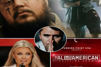 RIKA KIRK HAS JUST SENT SHOCKWAVES ACROSS AMERICA WITH A BOLD DECLARATION: “TURN OFF THE SUPER BOWL — AND TURN ON AMERICA.” JELLY ROLL HAS OFFICIALLY CONFIRMED HIS PARTICIPATION, WITH THE FULL PERFORMER LINEUP AND BROADCAST DETAILS SET TO BE ANNOUNCED TOMORROW NIGH