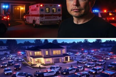 Elon Musk’s Home Surrounded: Police Cars, Fire Trucks, and Ambulances Converge in Mystery Incident