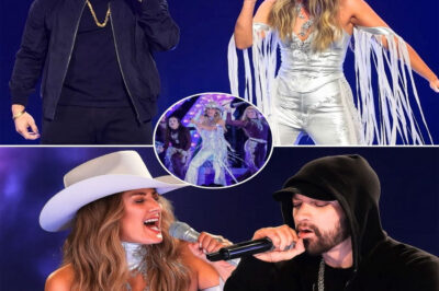 EMINEM SHOCKS CMA 2025 WITH A SURPRISE FINAL PERFORMANCE OF “LOST WITHOUT YOU” ALONGSIDE HOST LAINEY WILSON — JUST WHEN EVERYONE THOUGHT IT WAS OVER, THE RAP LEGEND EXPLODED ON STAGE, LEAVING THE CROWD SPEECHLESS AND ON THEIR FEET! !Just as the lights dimmed and the crowd began to settle, Eminem suddenly appeared on stage with host Lainey Wilson to deliver a breathtaking performance of their emotional duet, “Lost Without You.” The unexpected collaboration between the rap icon and country’s rising star ignited the CMA Awards like never before, sending shockwaves through the entire arena. Eminem’s powerful, raw verses blended perfectly with Lainey’s soulful, heartfelt vocals, telling a story of loneliness and loss in love that hit every soul in the room. Every lyric, every note, struck like lightning — the crowd couldn’t sit still, erupting into cheers and standing ovations that shook the venue to its core. Social media exploded instantly, fans calling it “the defining moment of CMA 2025” and “the most electrifying surprise in years.” Eminem’s unexpected return, combined with Lainey Wilson’s stunning voice, proved they can create pure magic on the biggest country stage, leaving everyone in awe. A legendary finale performance that no one will ever forget.