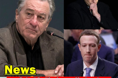 Robert De Niro Leaves Musk and Zuckerberg Speechless With Latest Jaw-Dropping Statement and $8 Million Action!