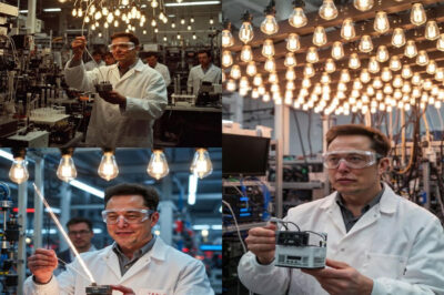 ELON MUSK AND TESLA REALIZE NIKOLA TESLA’S DREAM: Engineer Demonstrates Wireless Power System That Lights 200 Bulbs at Once — Opening the Door to Homes, Devices, and Electric Cars Powered Simply by Standing Inside an Energy Field.