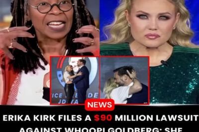Erika Kirk Files a $90 Million Lawsuit Against Whoopi Goldberg: “She Turned an Innocent Hug Into an Adultery Scandal That Didn’t Exist”