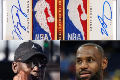 Eight Upper Deck cards just sold for prices that stunned even veteran collectors — but one stood above them all. The Michael Jordan–LeBron James Dual Logoman fetched an eye-watering $10 million, and insiders say it hides a secret only its mysterious new owner knows. What makes this card the “Mona Lisa” of sports collectibles?