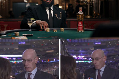 ‘I FEEL SICK!’ – ADAM SILVER SPEAKS OUT FOR THE FIRST TIME ON NBA GAMBLING SCANDAL, COMMENTS ON LEBRON SHOCK THE WORLD!” The NBA was rocked as Commissioner Adam Silver spoke publicly for the first time about the gambling scandal that has shaken the basketball world to its core. His comments regarding LeBron James’ involvement set off a firestorm of reactions, with many agreeing with the bluntness and emotion Silver displayed. The atmosphere across the NBA became tense, heavy, and filled with unexpected shock.